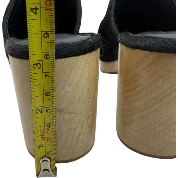 Rachel Comey Bose Clogs In Black Calf Hair Size 8.5 - Picture 11 of 11